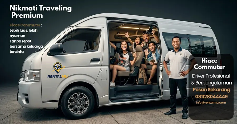 banner sewa hiace commuter